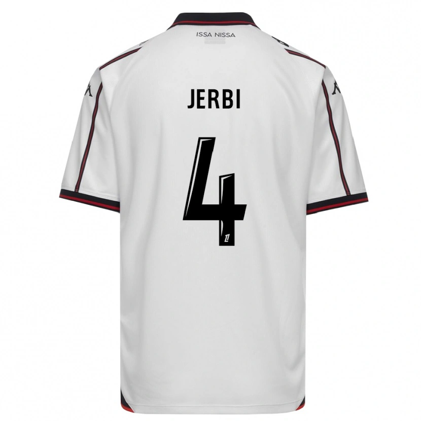 Danxen Kinderen Rayan Jerbi #4 Zwart Wit Uitshirt Uittenue 2026/27 T-Shirt België