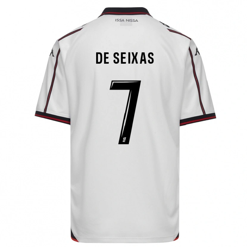 Danxen Kinderen Morgane De Seixas #7 Zwart Wit Uitshirt Uittenue 2026/27 T-Shirt België