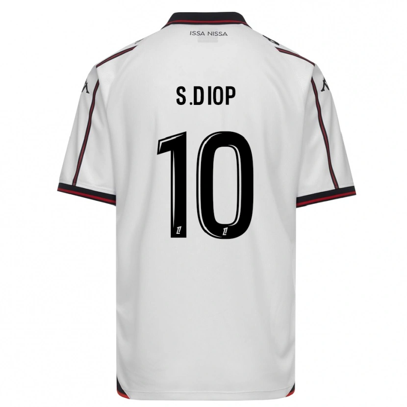 Danxen Kinderen Sofiane Diop #10 Zwart Wit Uitshirt Uittenue 2026/27 T-Shirt België