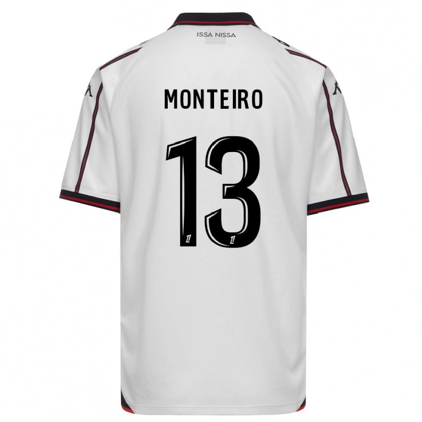 Danxen Kinderen Laurenzo Monteiro #13 Zwart Wit Uitshirt Uittenue 2026/27 T-Shirt België