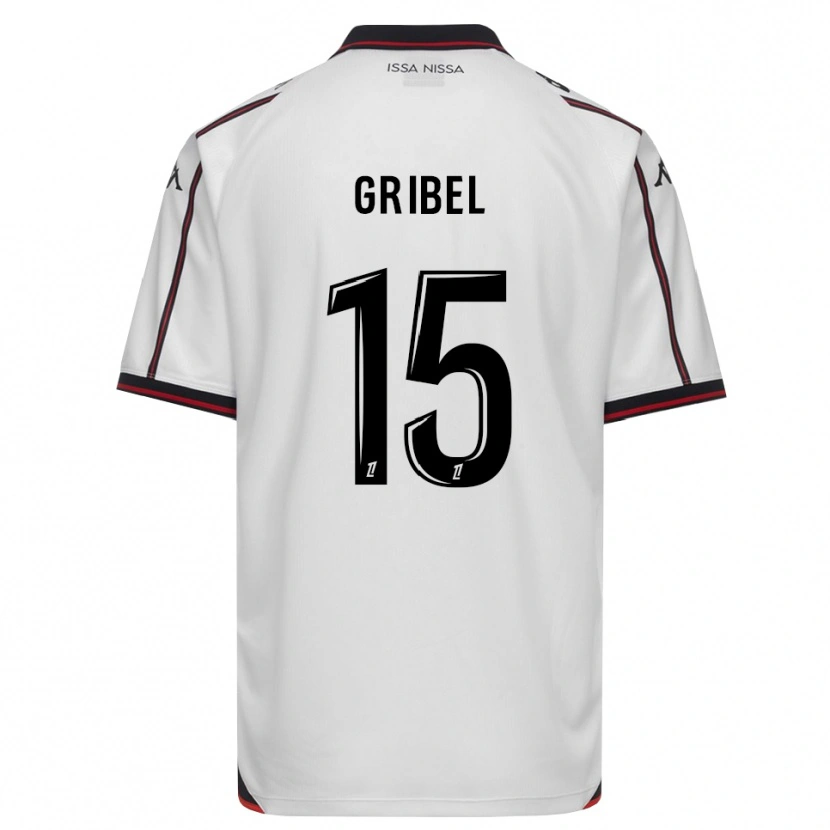 Danxen Kinderen Naomie Gribel #15 Zwart Wit Uitshirt Uittenue 2026/27 T-Shirt België