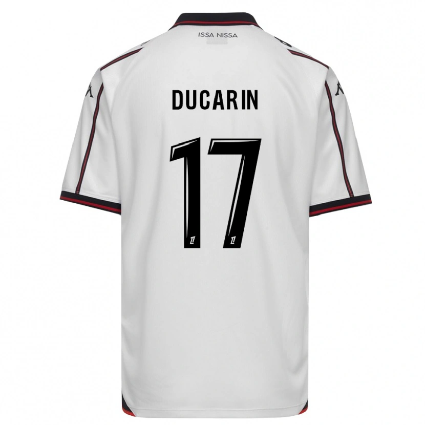 Danxen Kinderen Léa Ducarin #17 Zwart Wit Uitshirt Uittenue 2026/27 T-Shirt België