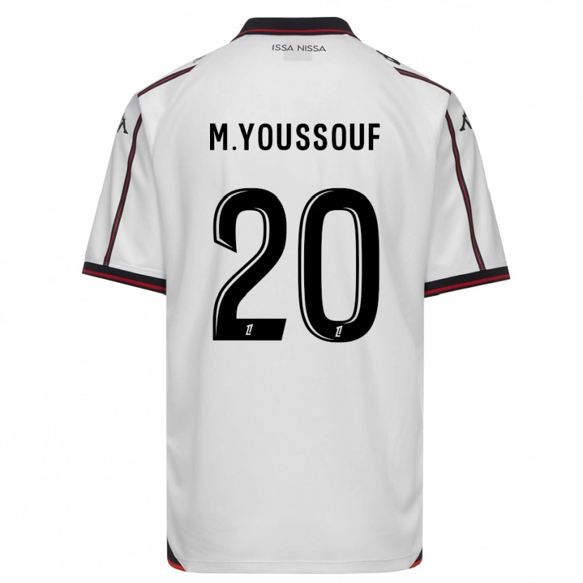 Danxen Kinderen Mousslim Youssouf #20 Zwart Wit Uitshirt Uittenue 2026/27 T-Shirt België