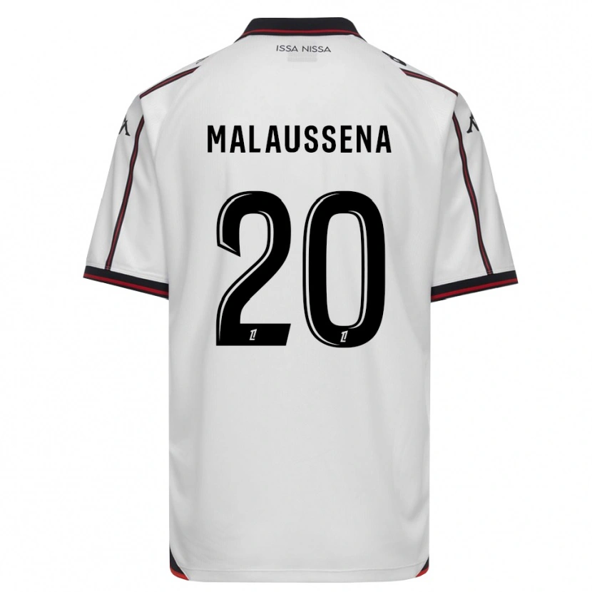 Danxen Kinderen Angela Malaussena #20 Zwart Wit Uitshirt Uittenue 2026/27 T-Shirt België