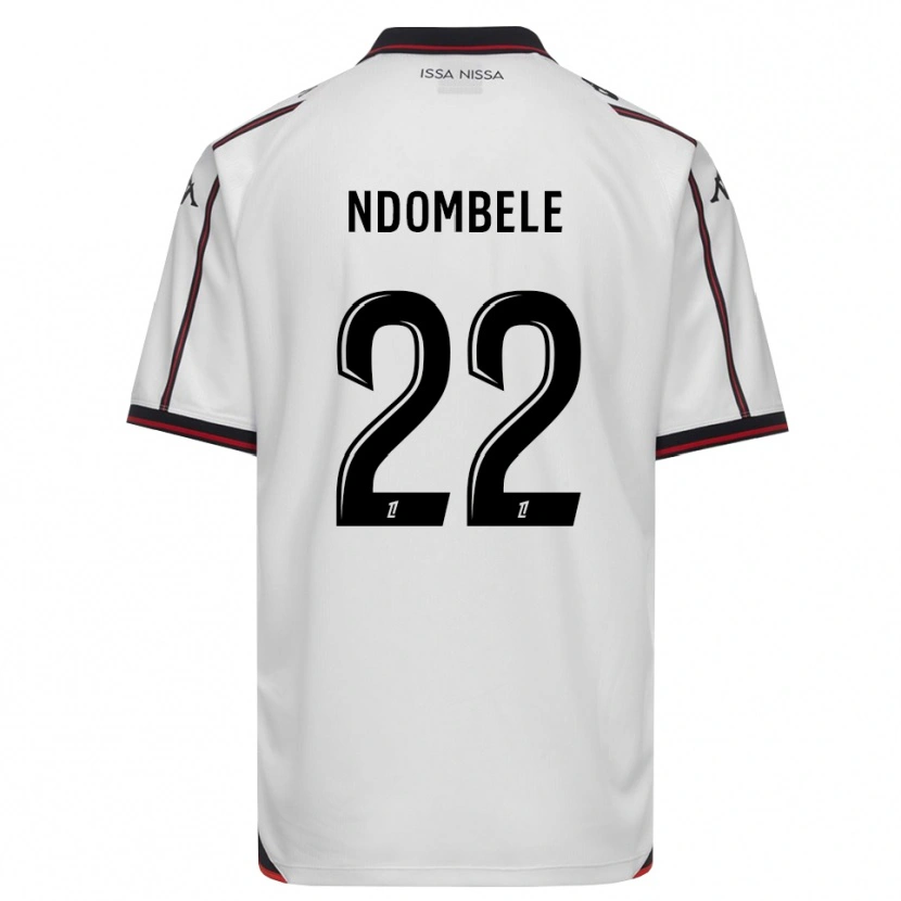 Danxen Kinderen Tanguy Ndombele #22 Zwart Wit Uitshirt Uittenue 2026/27 T-Shirt België