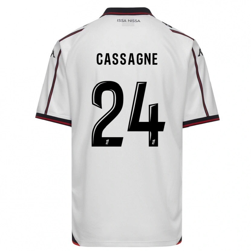 Danxen Kinderen Léa Cassagne #24 Zwart Wit Uitshirt Uittenue 2026/27 T-Shirt België