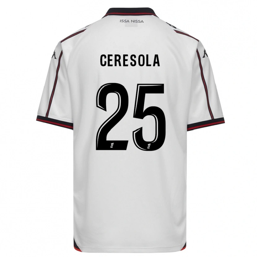 Danxen Kinderen Manon Ceresola #25 Zwart Wit Uitshirt Uittenue 2026/27 T-Shirt België
