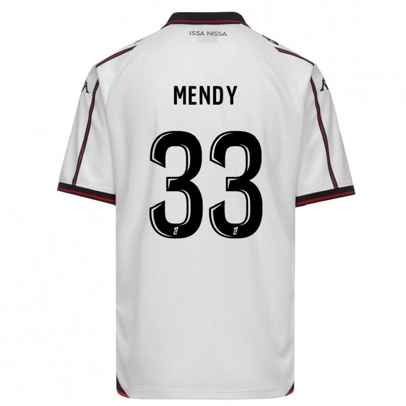 Danxen Kinderen Antoine Mendy #33 Zwart Wit Uitshirt Uittenue 2026/27 T-Shirt België