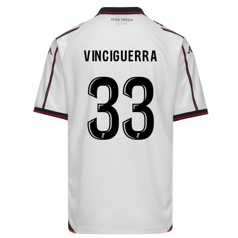 Danxen Kinderen Pauline Vinciguerra #33 Zwart Wit Uitshirt Uittenue 2026/27 T-Shirt België