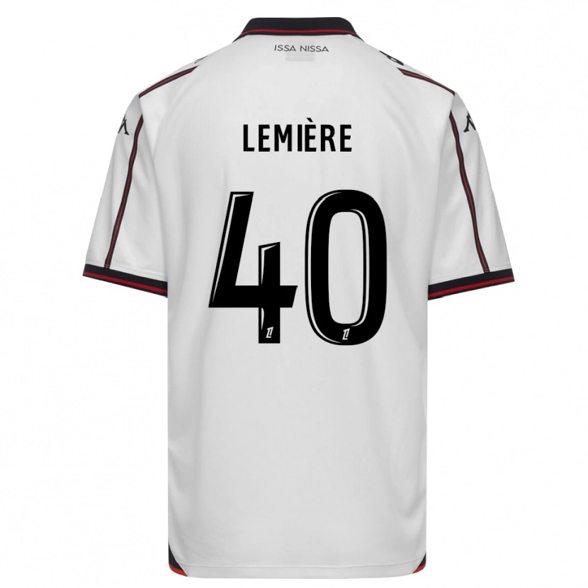 Danxen Kinderen Pauline Lemière #40 Zwart Wit Uitshirt Uittenue 2026/27 T-Shirt België