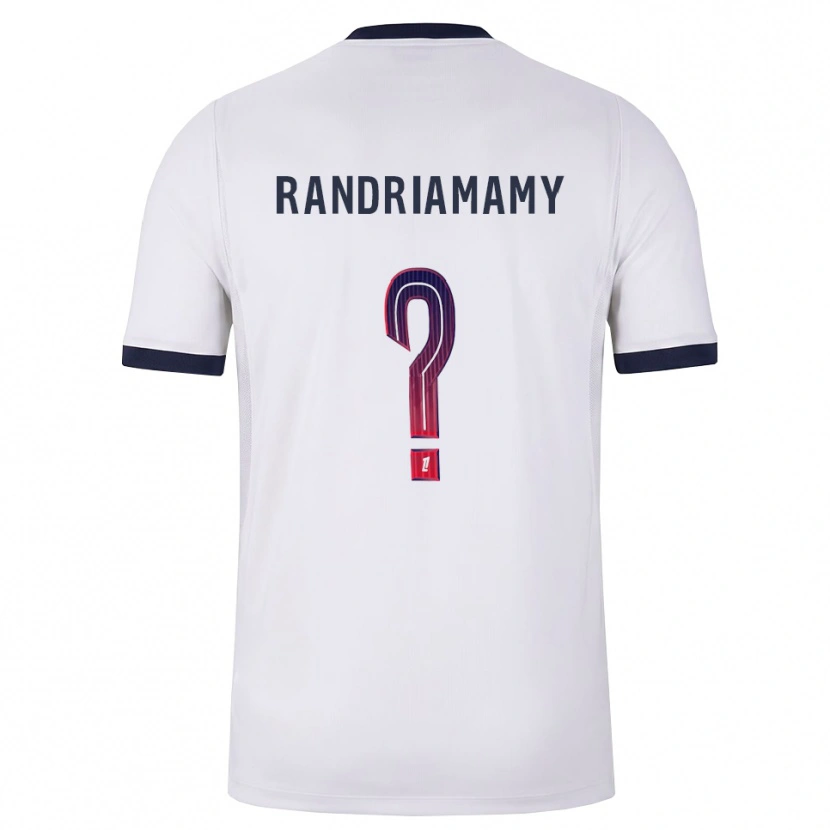 Danxen Kinderen Mathyas Randriamamy #0 Wit Zwart Rood Uitshirt Uittenue 2026/27 T-Shirt België