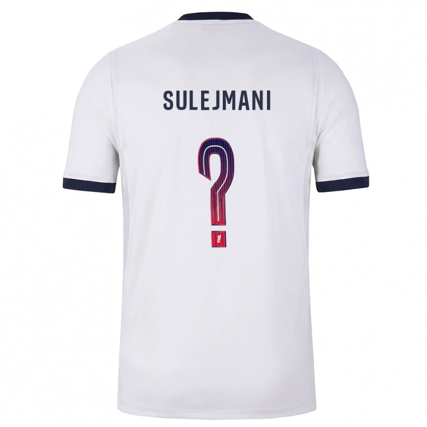 Danxen Kinderen Lora Sulejmani #0 Wit Zwart Rood Uitshirt Uittenue 2026/27 T-Shirt België