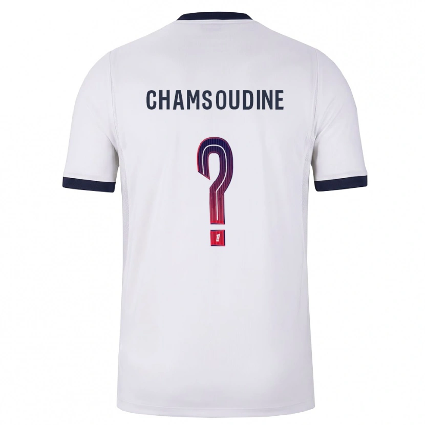Danxen Kinderen Hanna'a Chamsoudine #0 Wit Zwart Rood Uitshirt Uittenue 2026/27 T-Shirt België