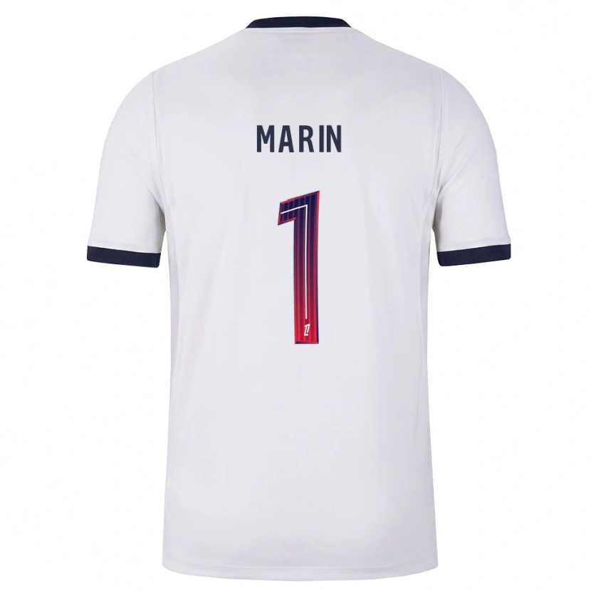 Danxen Kinderen Renato Marin #1 Wit Zwart Rood Uitshirt Uittenue 2026/27 T-Shirt België