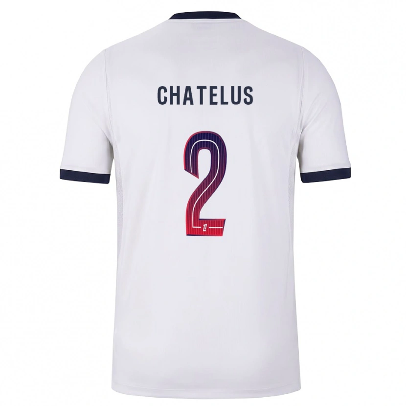 Danxen Kinderen Kelhyan Chatelus #2 Wit Zwart Rood Uitshirt Uittenue 2026/27 T-Shirt België