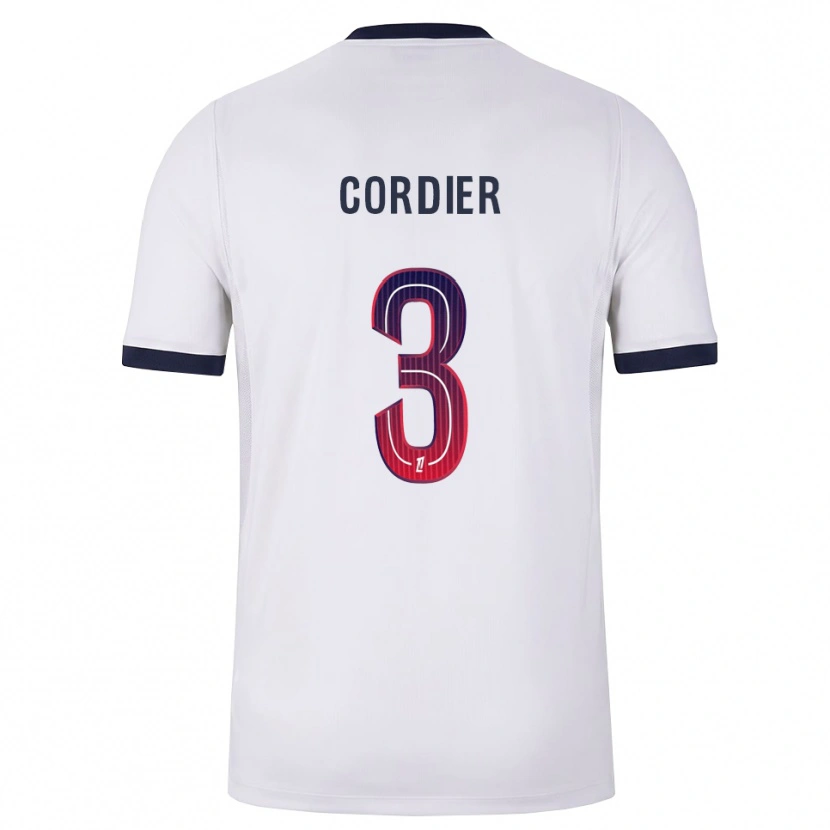 Danxen Kinderen Thomas Cordier #3 Wit Zwart Rood Uitshirt Uittenue 2026/27 T-Shirt België