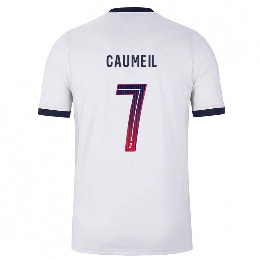 Danxen Kinderen Paul Caumeil #7 Wit Zwart Rood Uitshirt Uittenue 2026/27 T-Shirt België