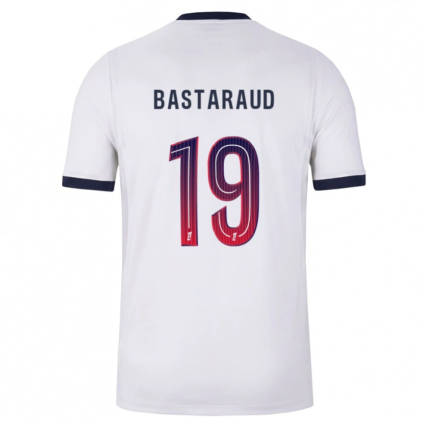 Danxen Kinderen Yanis Bastaraud #19 Wit Zwart Rood Uitshirt Uittenue 2026/27 T-Shirt België