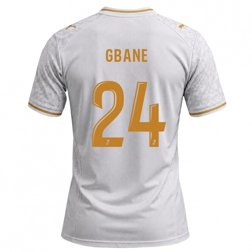 Danxen Kinderen Mory Gbane #24 Wit Grijs Goudenrood Uitshirt Uittenue 2026/27 T-Shirt België