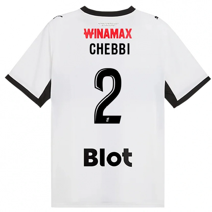 Danxen Kinderen Mohamed Chebbi #2 Zwart Wit Rood Uitshirt Uittenue 2026/27 T-Shirt België