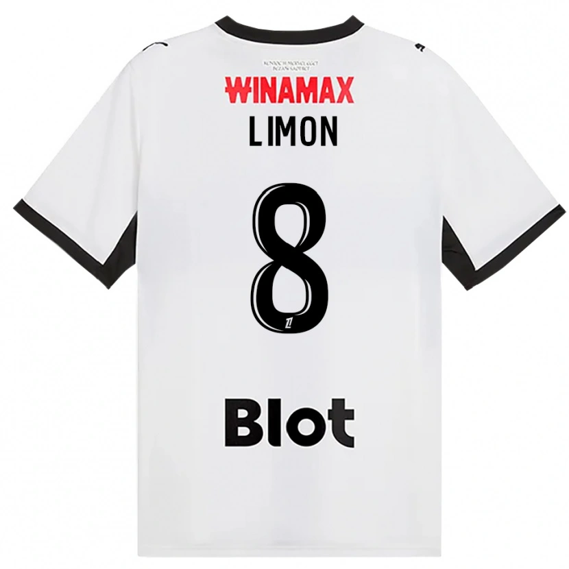 Danxen Kinderen Paolo Limon #8 Zwart Wit Rood Uitshirt Uittenue 2026/27 T-Shirt België