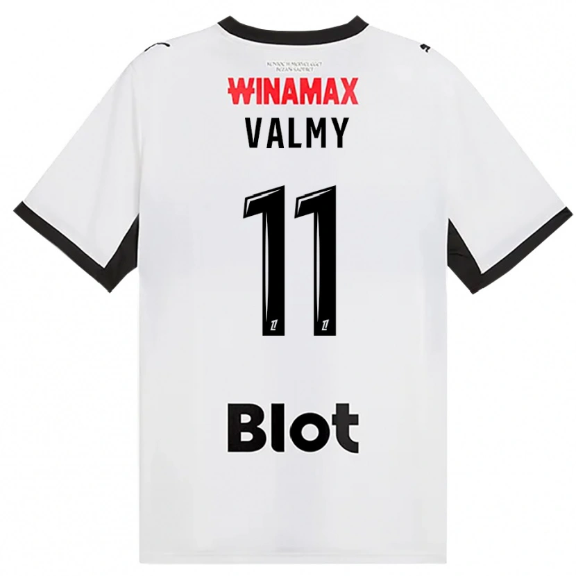 Danxen Kinderen Mouhammad Valmy #11 Zwart Wit Rood Uitshirt Uittenue 2026/27 T-Shirt België
