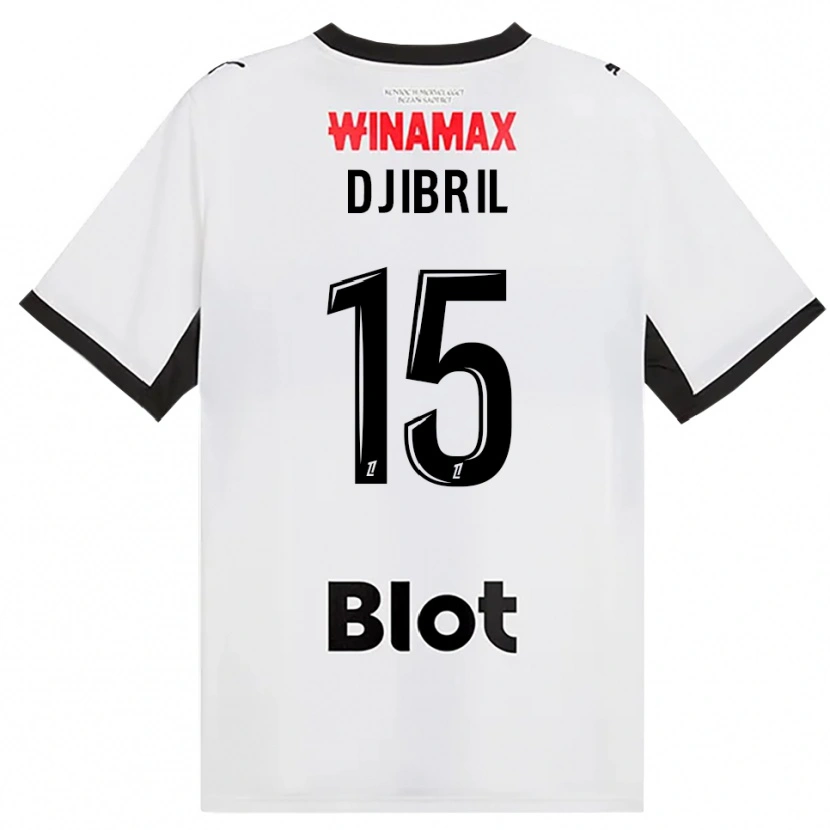 Danxen Kinderen Djibril Diallo #15 Zwart Wit Rood Uitshirt Uittenue 2026/27 T-Shirt België