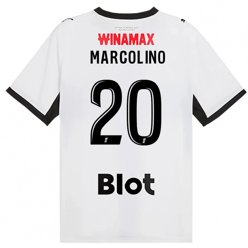 Danxen Kinderen Henrick Do Marcolino #20 Zwart Wit Rood Uitshirt Uittenue 2026/27 T-Shirt België