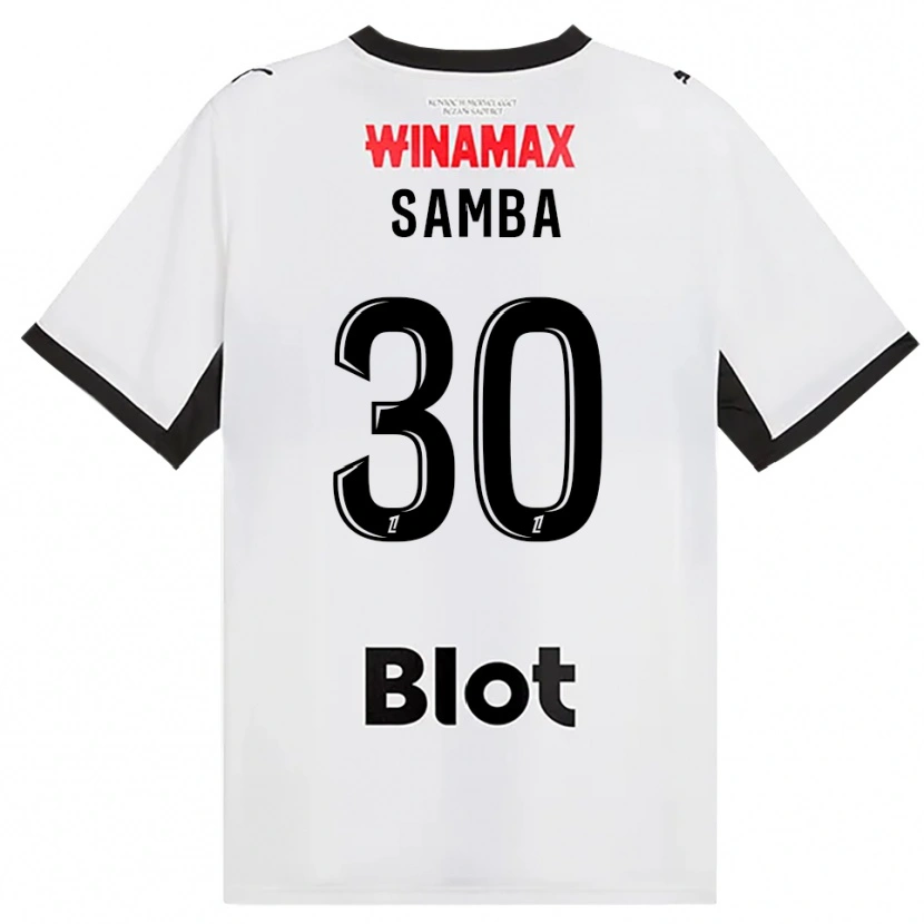 Danxen Kinderen Brice Samba #30 Zwart Wit Rood Uitshirt Uittenue 2026/27 T-Shirt België