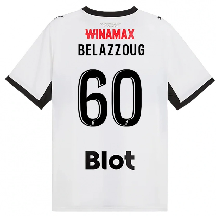 Danxen Kinderen Kilian Belazzoug #60 Zwart Wit Rood Uitshirt Uittenue 2026/27 T-Shirt België