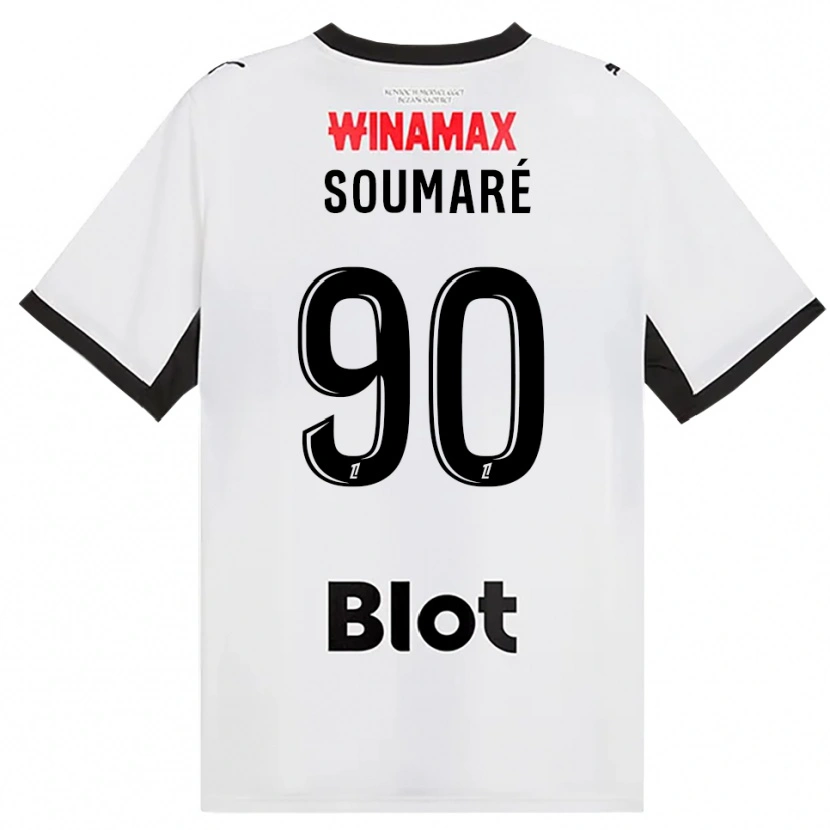 Danxen Kinderen Issa Soumaré #90 Zwart Wit Rood Uitshirt Uittenue 2026/27 T-Shirt België