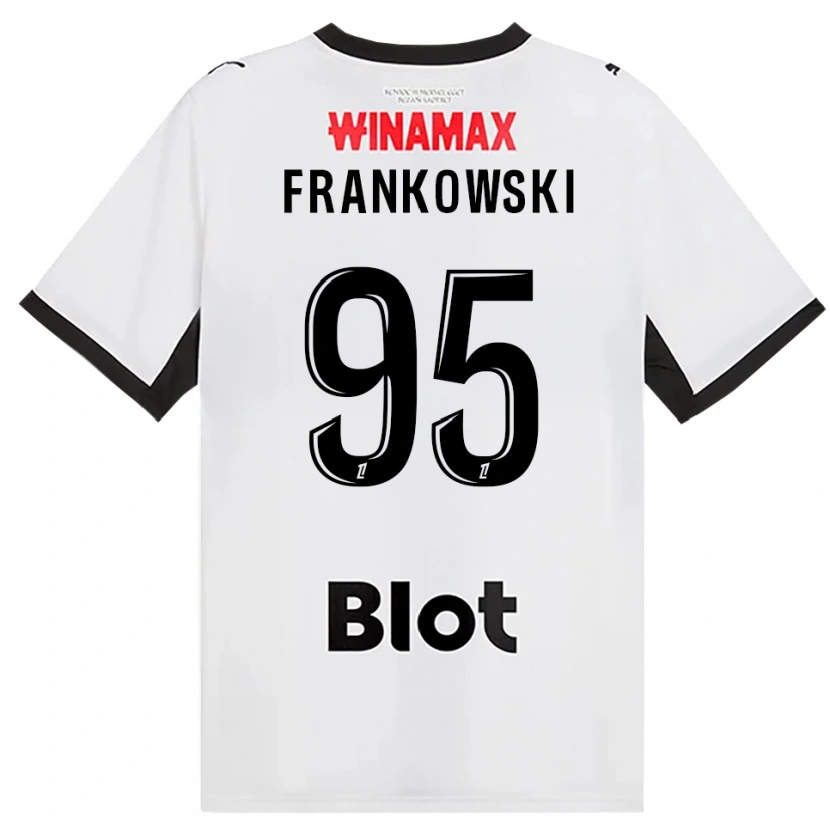 Danxen Kinderen Przemyslaw Frankowski #95 Zwart Wit Rood Uitshirt Uittenue 2026/27 T-Shirt België