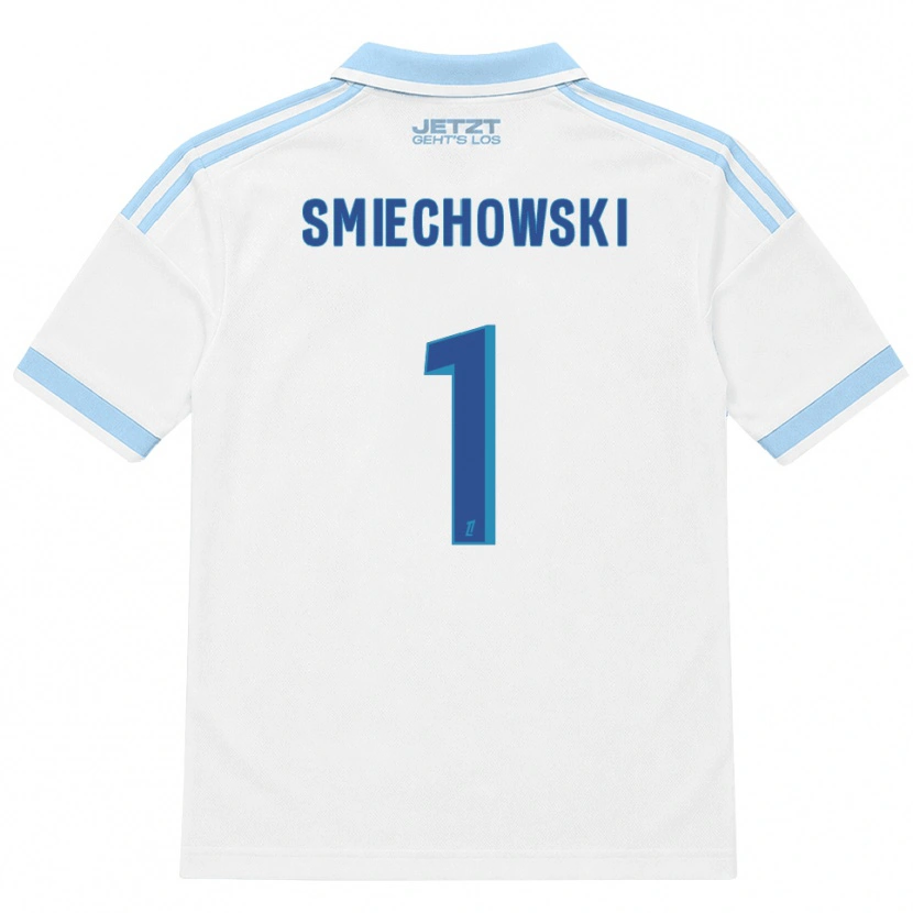 Danxen Kinderen Artur Smiechowski #1 Licht Hemelsblauw Wit Rood Uitshirt Uittenue 2026/27 T-Shirt België