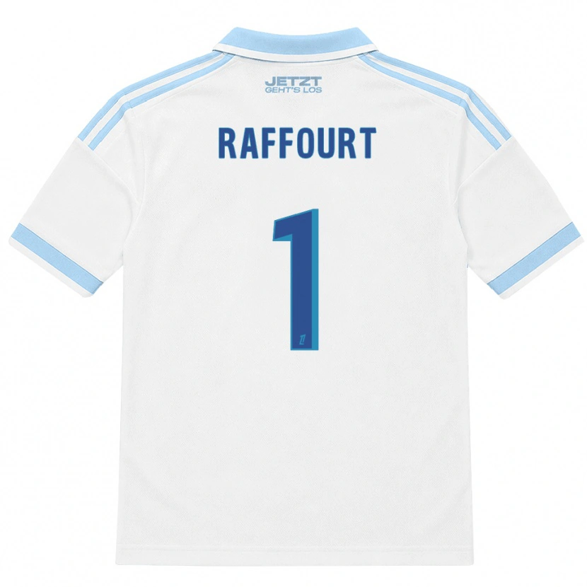 Danxen Kinderen Timéo Raffourt #1 Licht Hemelsblauw Wit Rood Uitshirt Uittenue 2026/27 T-Shirt België