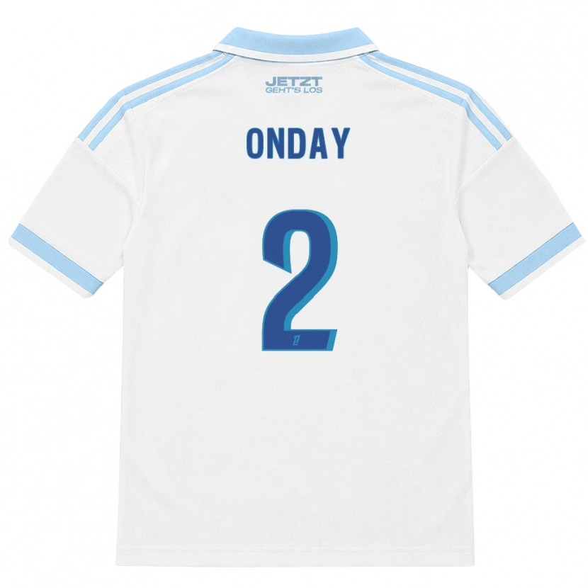 Danxen Kinderen Georges Onday #2 Licht Hemelsblauw Wit Rood Uitshirt Uittenue 2026/27 T-Shirt België