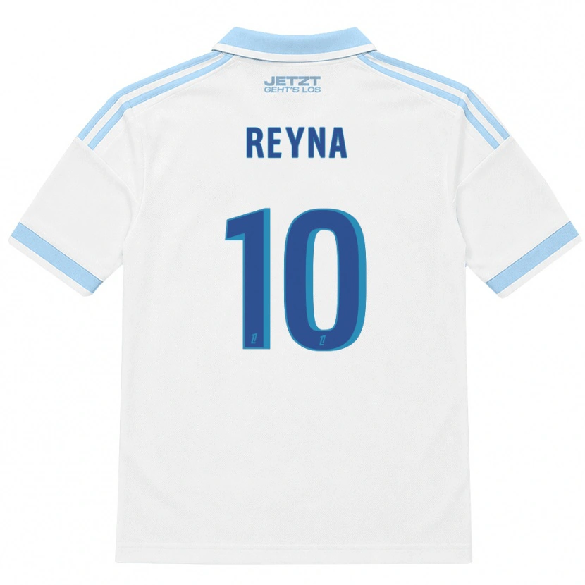 Danxen Kinderen Giovanni Reyna #10 Licht Hemelsblauw Wit Rood Uitshirt Uittenue 2026/27 T-Shirt België