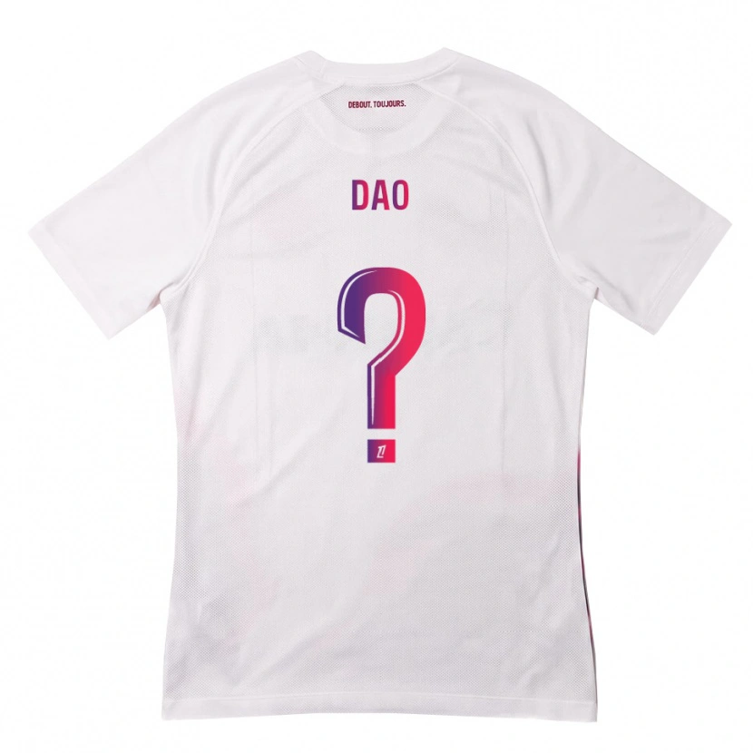 Danxen Kinderen Elyess Dao #0 Wit Roze Paars Uitshirt Uittenue 2026/27 T-Shirt België