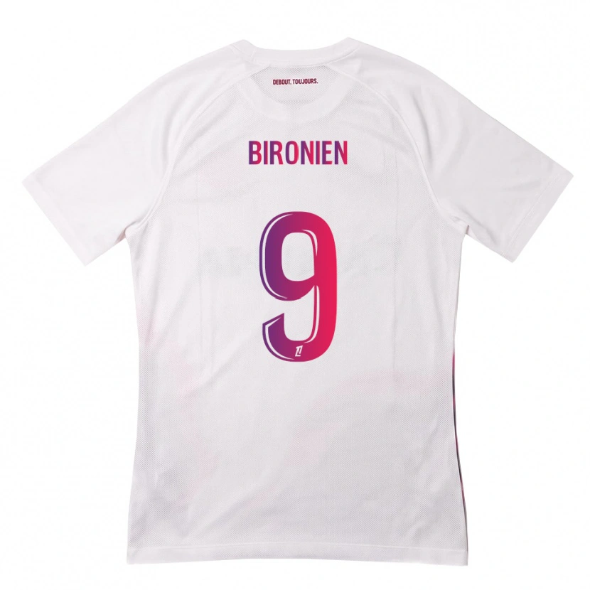 Danxen Kinderen Mymithye Bironien #9 Wit Roze Paars Uitshirt Uittenue 2026/27 T-Shirt België