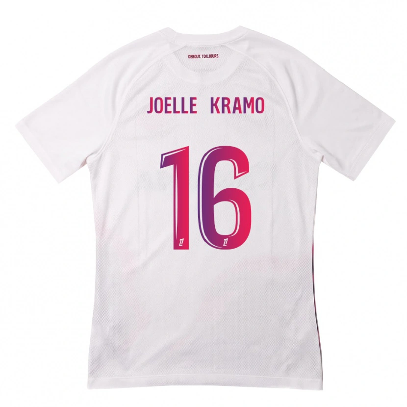 Danxen Kinderen Marie Joelle Kramo #16 Wit Roze Paars Uitshirt Uittenue 2026/27 T-Shirt België