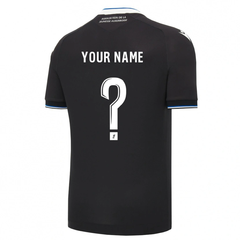 Danxen Kinderen Uw Naam #0 Zwart Blauw Wit Uitshirt Uittenue 2026/27 T-Shirt België