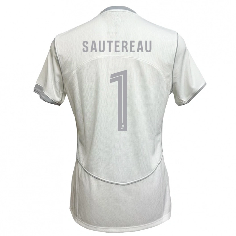 Danxen Kinderen Enzo Sautereau #1 Wit Grijs Uitshirt Uittenue 2026/27 T-Shirt België