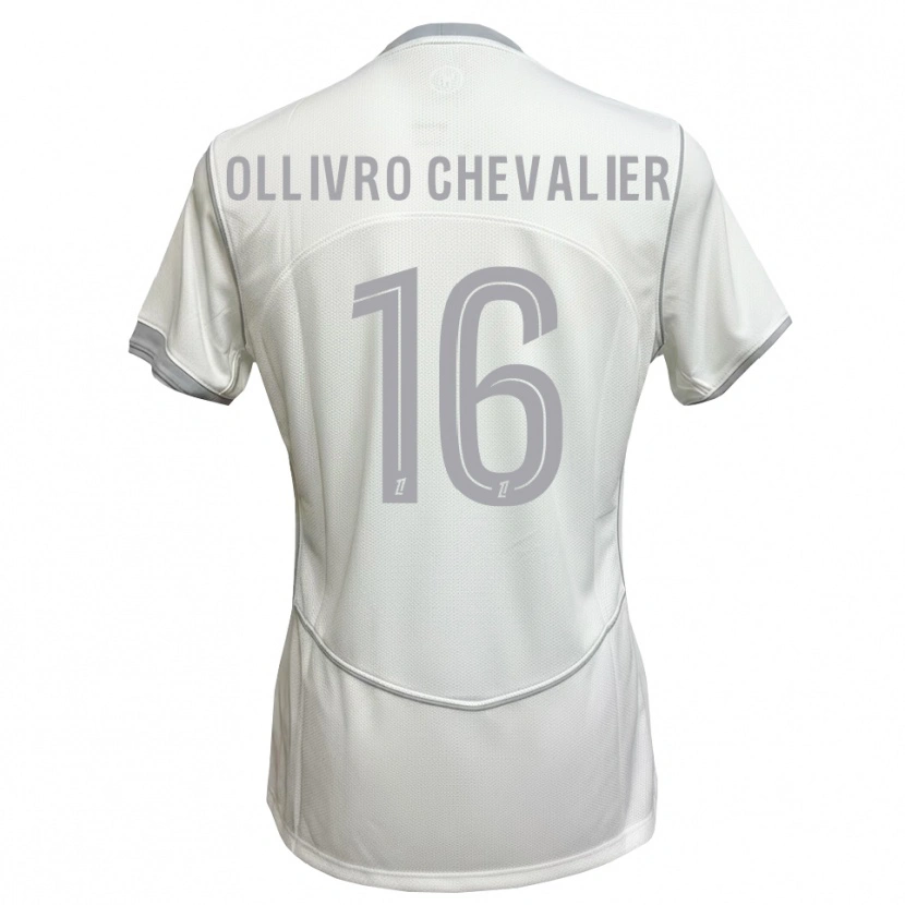 Danxen Kinderen Sacha Ollivro Chevalier #16 Wit Grijs Uitshirt Uittenue 2026/27 T-Shirt België