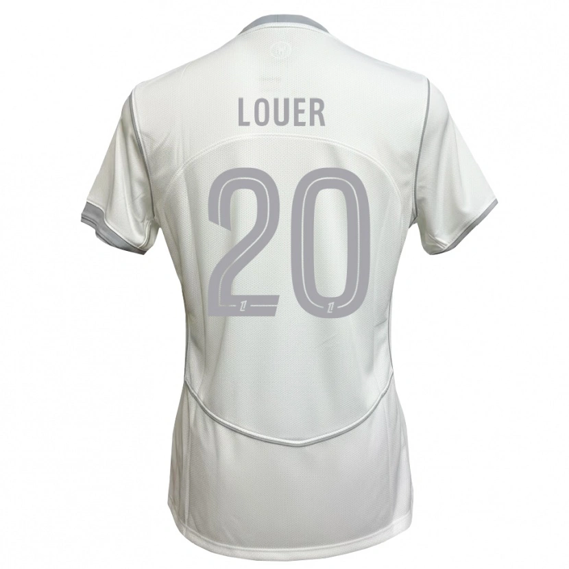 Danxen Kinderen Marius Louër #20 Wit Grijs Uitshirt Uittenue 2026/27 T-Shirt België