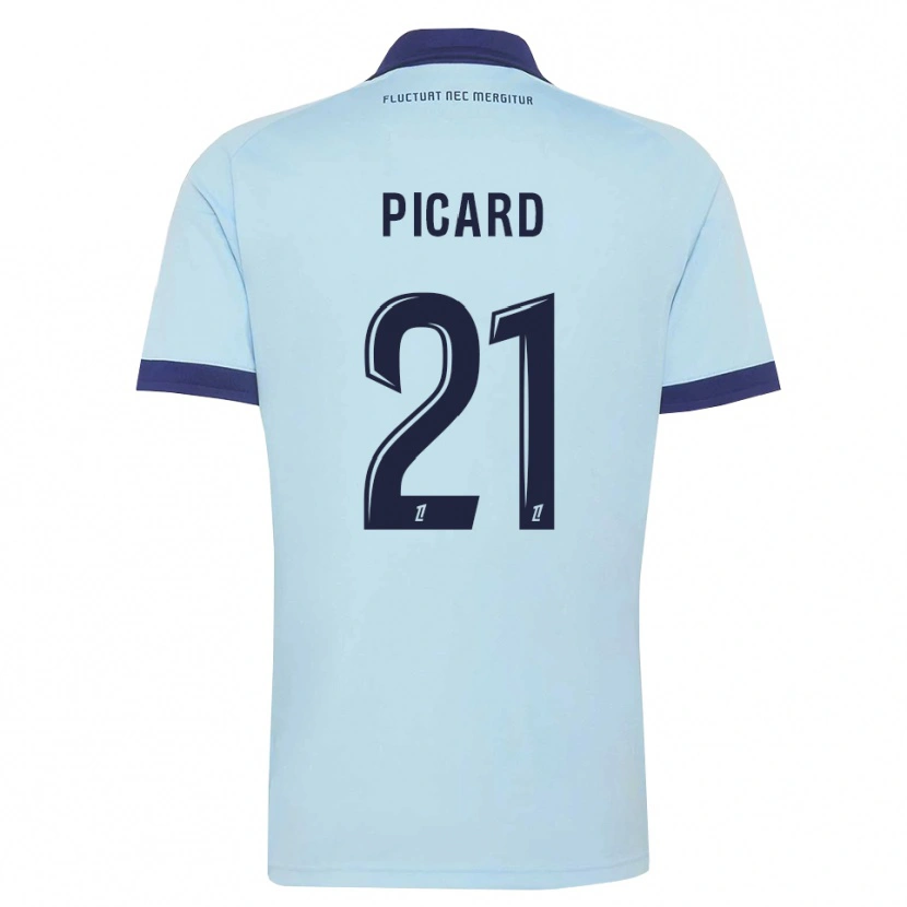 Danxen Kinderen Océane Picard #21 Centaurieblauw Zwart Uitshirt Uittenue 2026/27 T-Shirt België