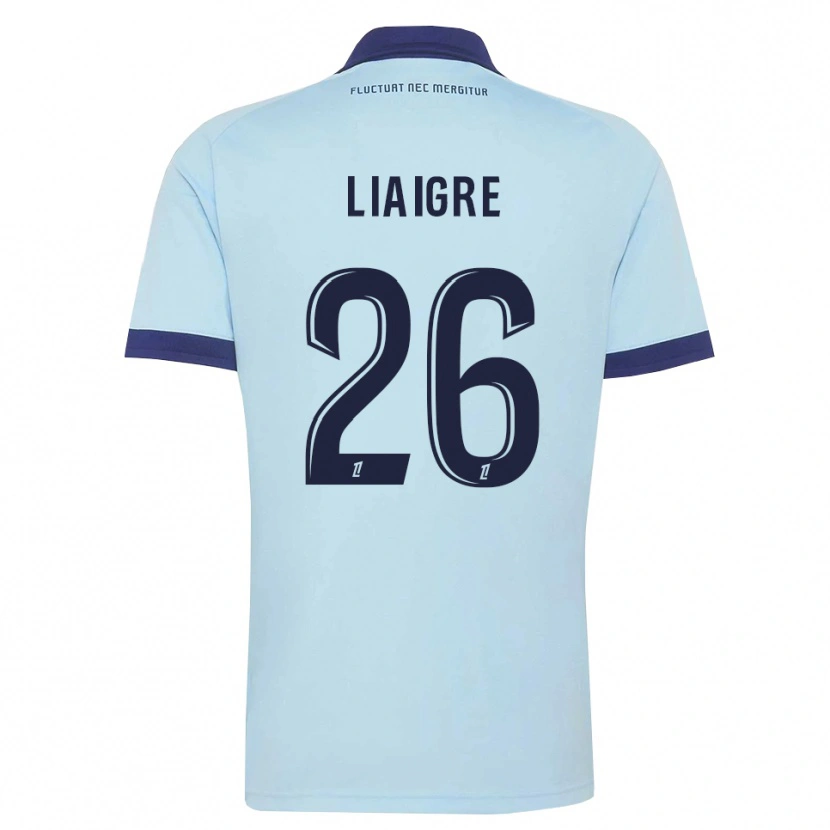 Danxen Kinderen Fiona Liaigre #26 Centaurieblauw Zwart Uitshirt Uittenue 2026/27 T-Shirt België