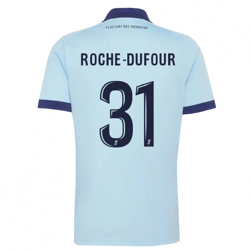 Danxen Kinderen Kenza Roche Dufour #31 Centaurieblauw Zwart Uitshirt Uittenue 2026/27 T-Shirt België
