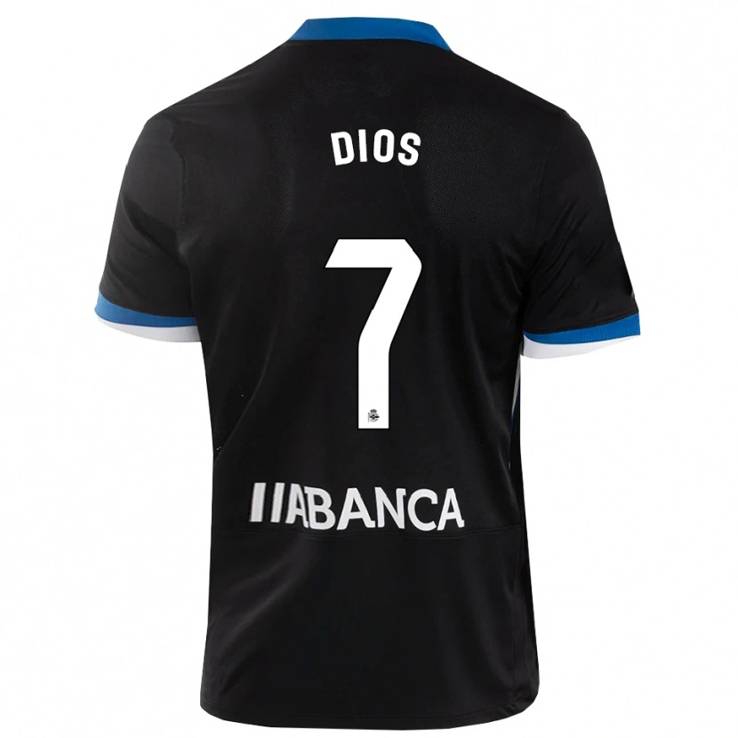 Danxen Kinderen Eva Dios #7 Zwart Blauw Wit Uitshirt Uittenue 2026/27 T-Shirt België