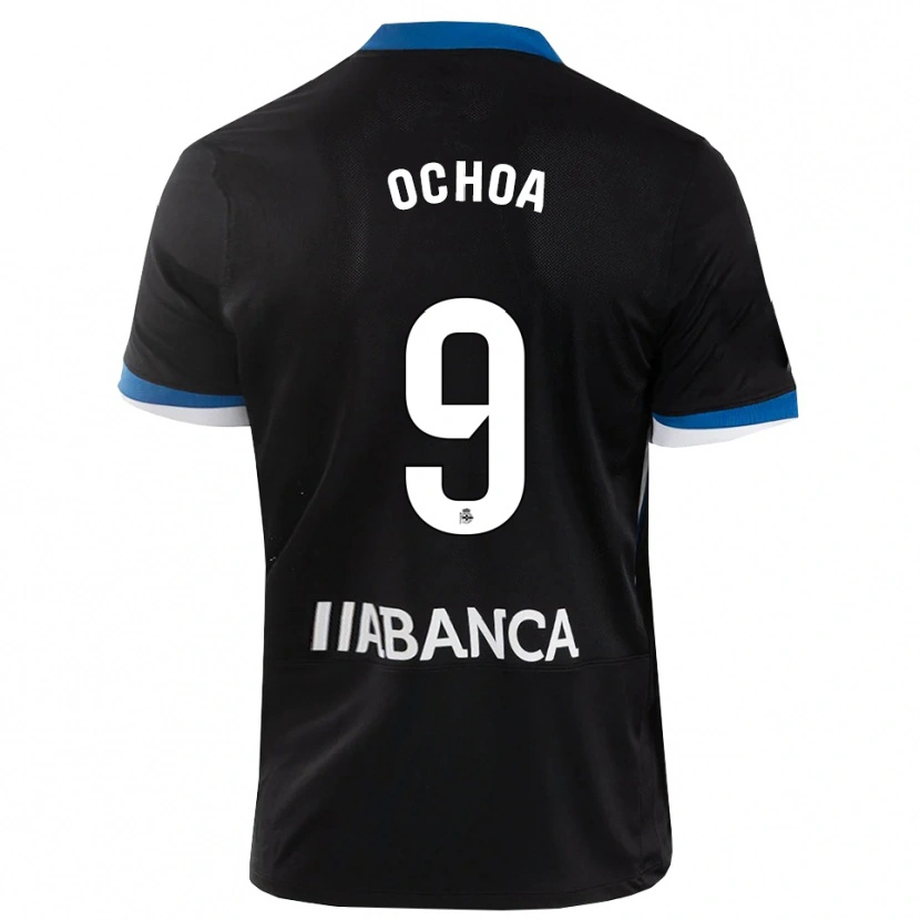 Danxen Kinderen Martín Ochoa #9 Zwart Blauw Wit Uitshirt Uittenue 2026/27 T-Shirt België