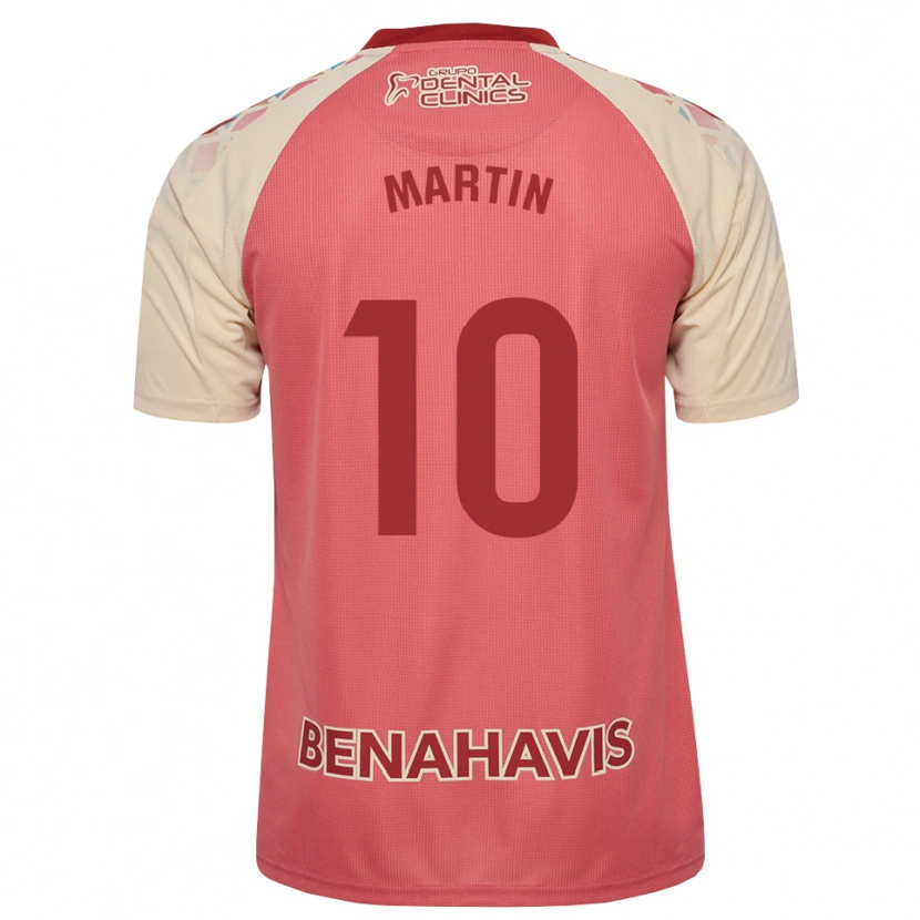 Danxen Kinderen Jesús Martín #10 Lichtroze Rood Blauw Uitshirt Uittenue 2026/27 T-Shirt België