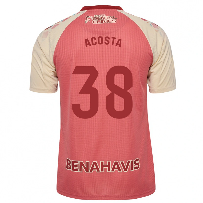 Danxen Kinderen Judith Acosta #38 Lichtroze Rood Blauw Uitshirt Uittenue 2026/27 T-Shirt België